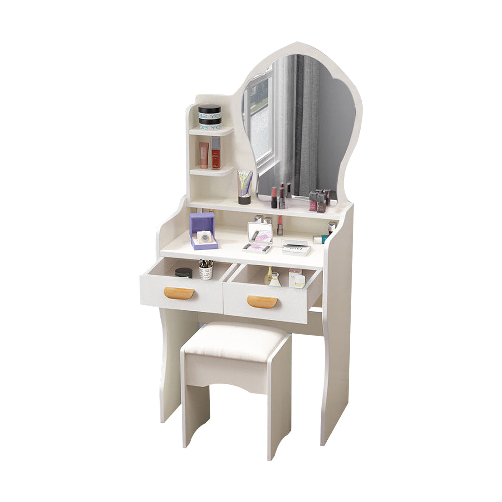 LIVARA 60CM Length With Mirror Princess Dressing Table Stool