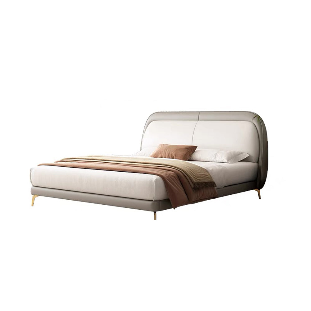 LUXORA B1410 Solid Bed-Artificial Frame Wood 150/180cm Kids Leather