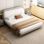 LUXORA B1410 Solid Bed-Artificial Frame Wood 150/180cm Kids Leather