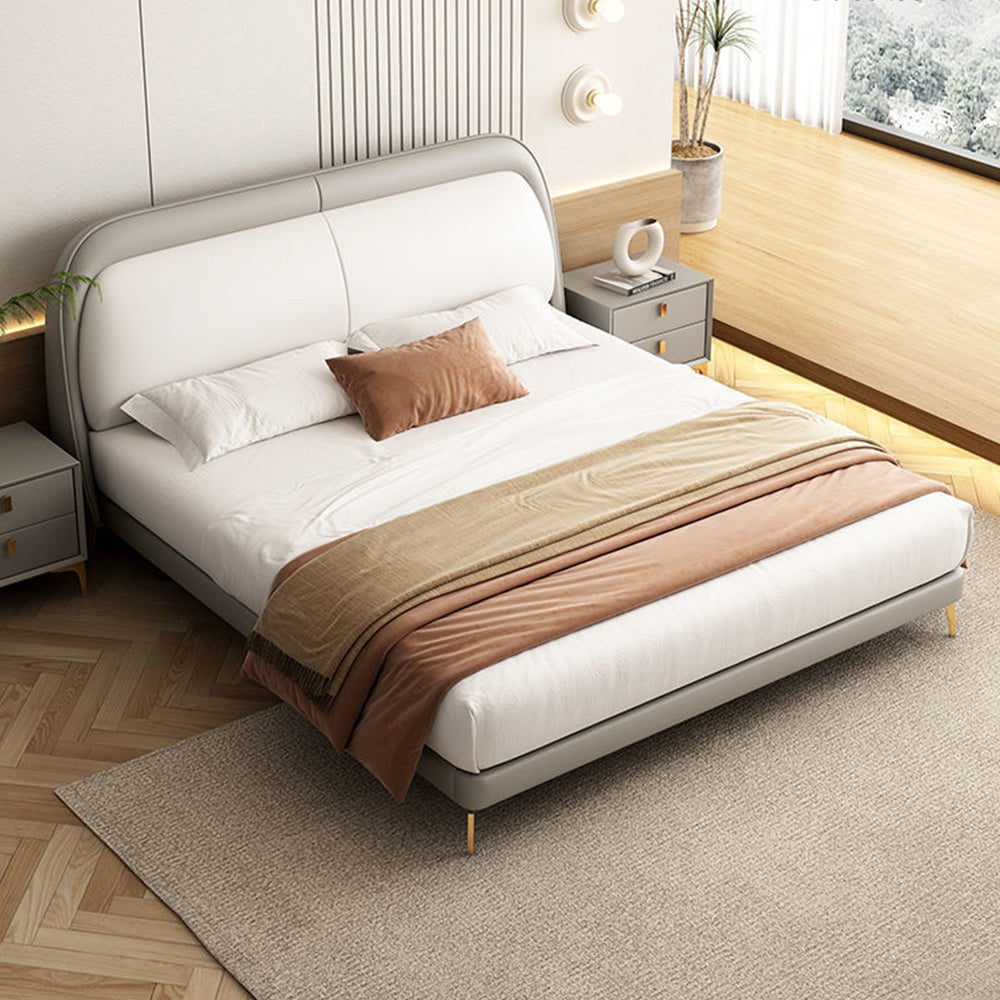 LUXORA B1410 Solid Bed-Artificial Frame Wood 150/180cm Kids Leather