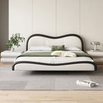 LUXORA B1415 Frame Bed-Artificial 150/180cm Kids Wood Solid Leather