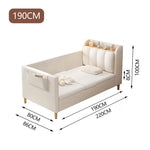 LUXORA B1521 Storage 150/180cm Frame Solid Wood Mother Baby Bed