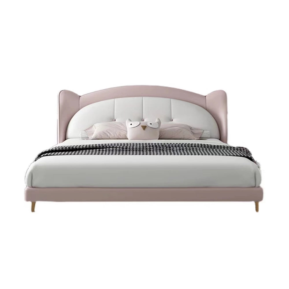 LUXORA CB1109 Ear Shaped Bear Solid Wood 150/180cm Kids Cartoon Bed