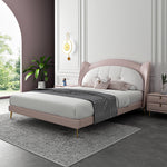 LUXORA CB1109 Ear Shaped Bear Solid Wood 150/180cm Kids Cartoon Bed