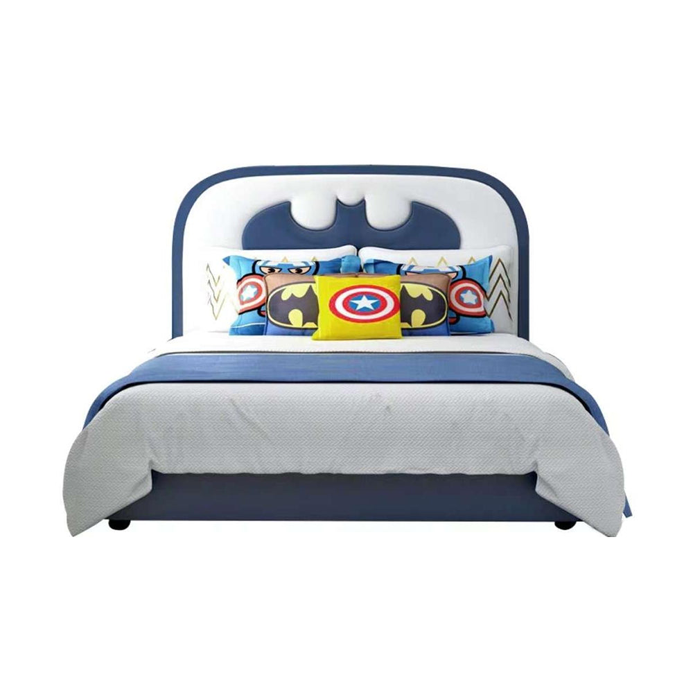 LUXORA CB1115 Wood 150/180cm Frame Solid Kids Bat-Shaped Cartoon Bed