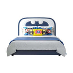 LUXORA CB1115 Wood 150/180cm Frame Solid Kids Bat-Shaped Cartoon Bed