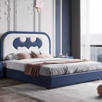 LUXORA CB1115 Wood 150/180cm Frame Solid Kids Bat-Shaped Cartoon Bed