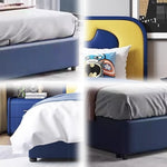 LUXORA CB1115 Wood 150/180cm Frame Solid Kids Bat-Shaped Cartoon Bed