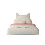 LUXORA CB1116 Solid Frame Wood Kids Ear-Shaped Cat Cartoon 150/180cm Bed
