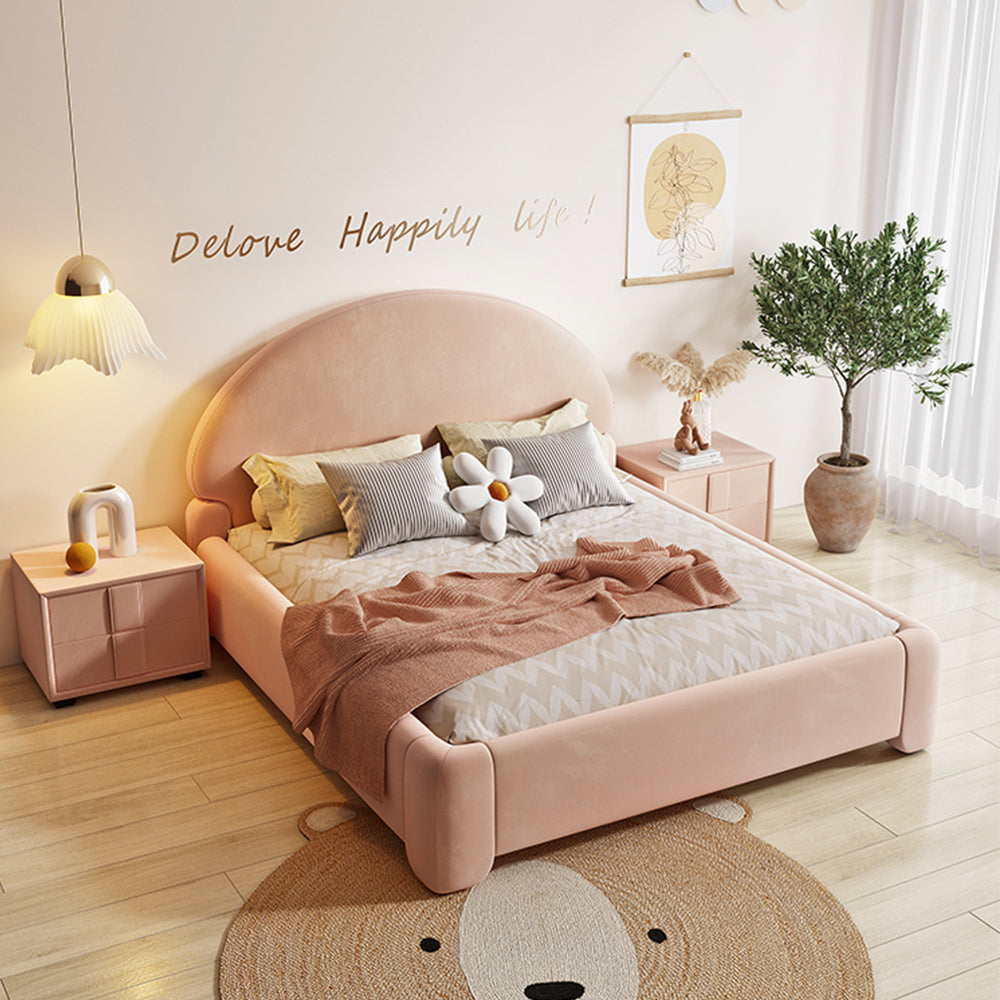 LUXORA CB1119 Bed-Tech Frame Kids Solid 150/180cm Wood Fabric