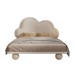 LUXORA CB1126 Cloud-Shaped 150/180cm Wood Frame Kids Cartoon Solid Bed