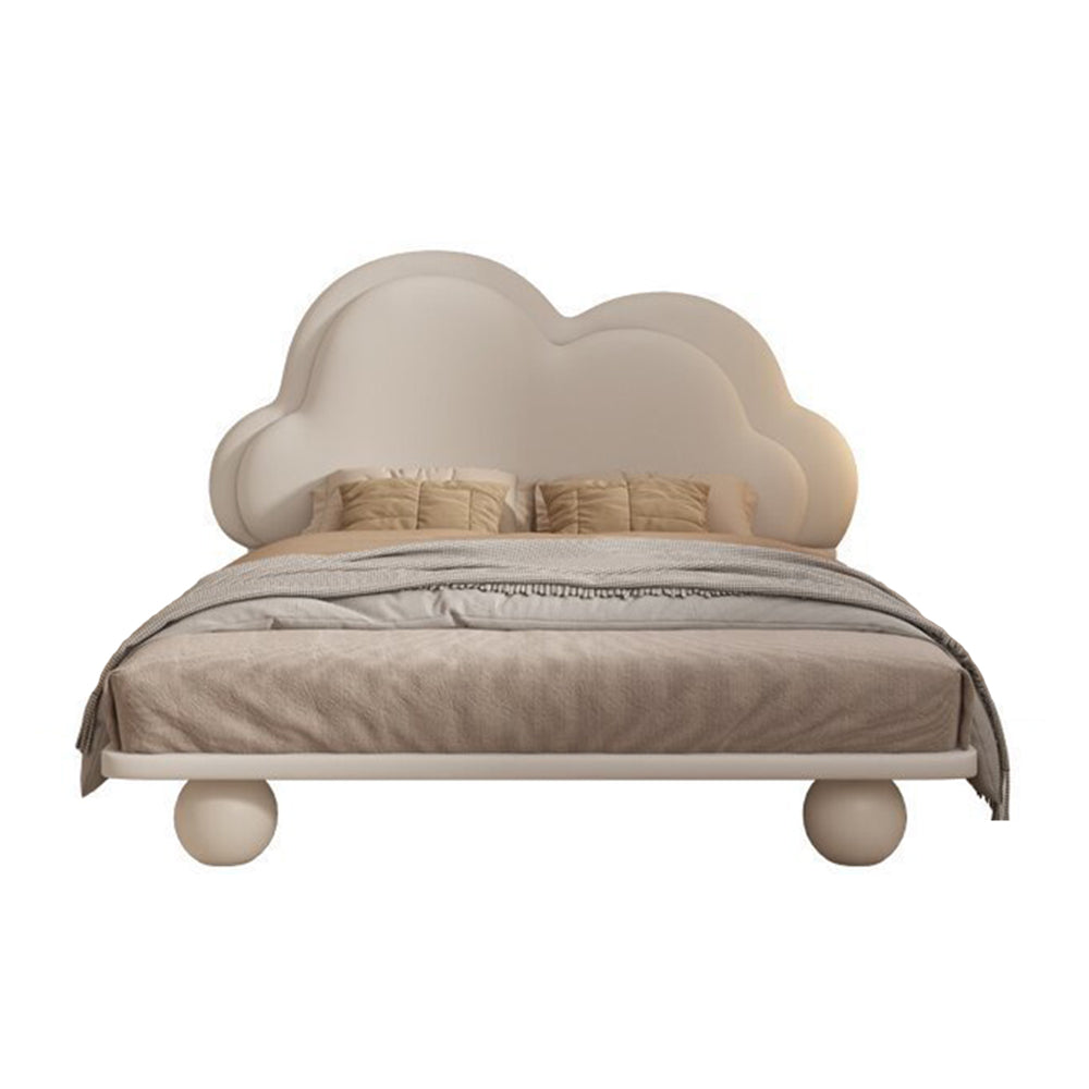 LUXORA CB1126 Cloud-Shaped 150/180cm Wood Frame Kids Cartoon Solid Bed