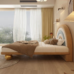 LUXORA CB1144 Kids Frame Rainbow-Shaped Cartoon 150/180cm Wood Solid Bed