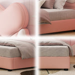 LUXORA CB1148 Heart-Shaped Kids 150/180cm Solid Wood Cartoon Frame Bed