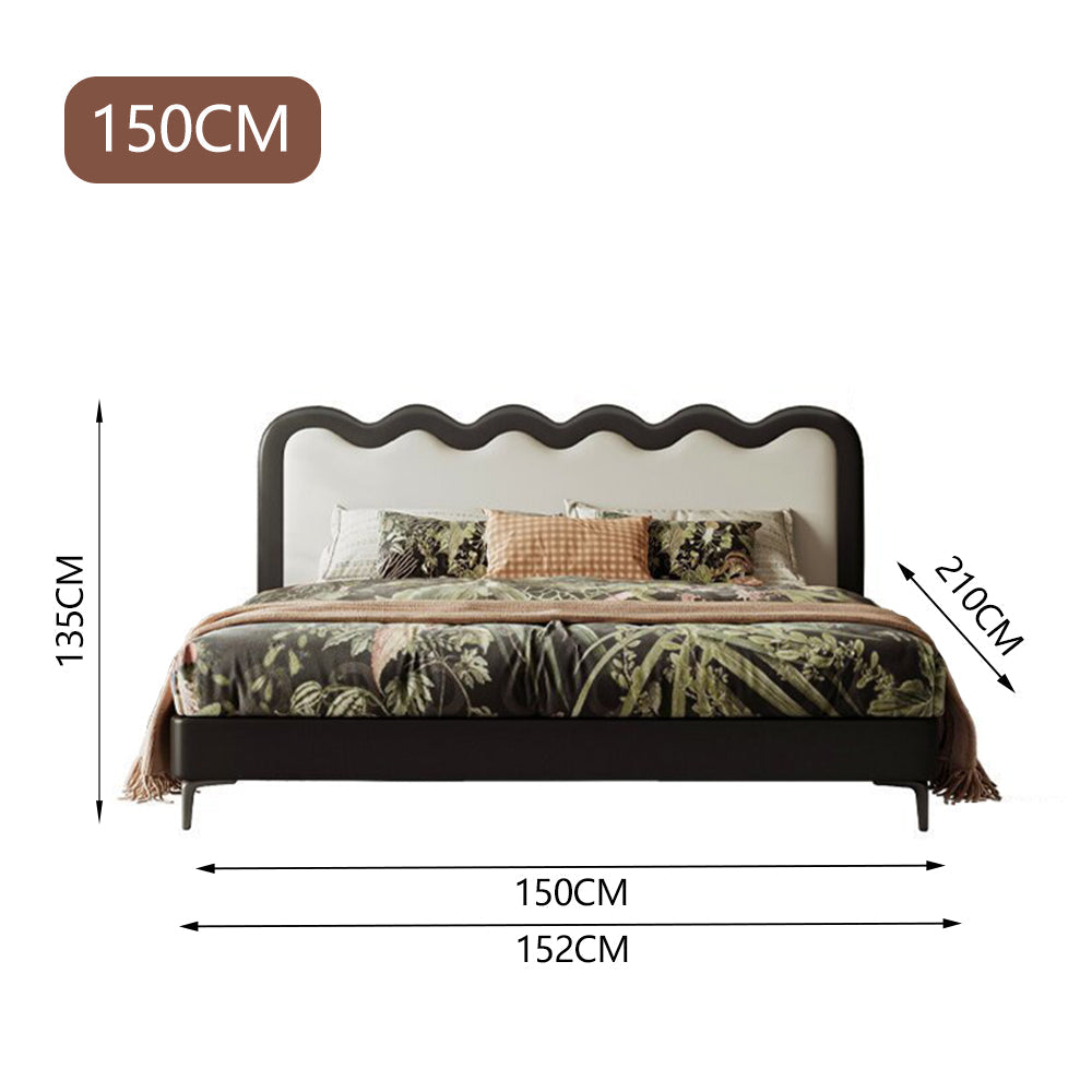 LUXORA CB1192 Kids 150/180cm Solid Wood Frame Bed-Black