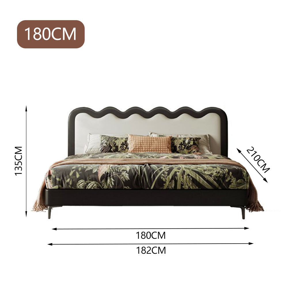 LUXORA CB1192 Kids 150/180cm Solid Wood Frame Bed-Black