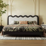 LUXORA CB1192 Kids 150/180cm Solid Wood Frame Bed-Black