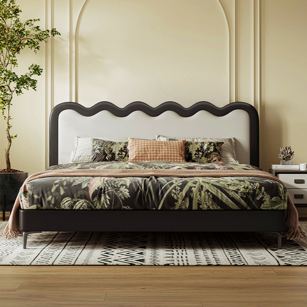 LUXORA CB1192 Kids 150/180cm Solid Wood Frame Bed-Black