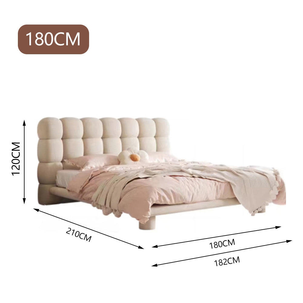 LUXORA CB1195 Frame Solid 150/180cm Kids Bed-Artificial Wood Leather