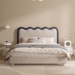LUXORA CB1198 Wood 150/180cm Kids Frame Solid Bed-White