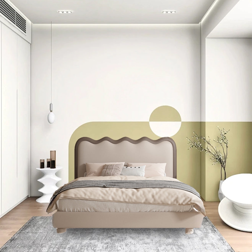 LUXORA CB1198 Wood 150/180cm Kids Frame Solid Bed-White
