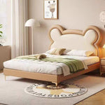 LUXORA CB1199 Wood Frame Kids 150/180cm Solid Cartoon Bear-Shape Bed