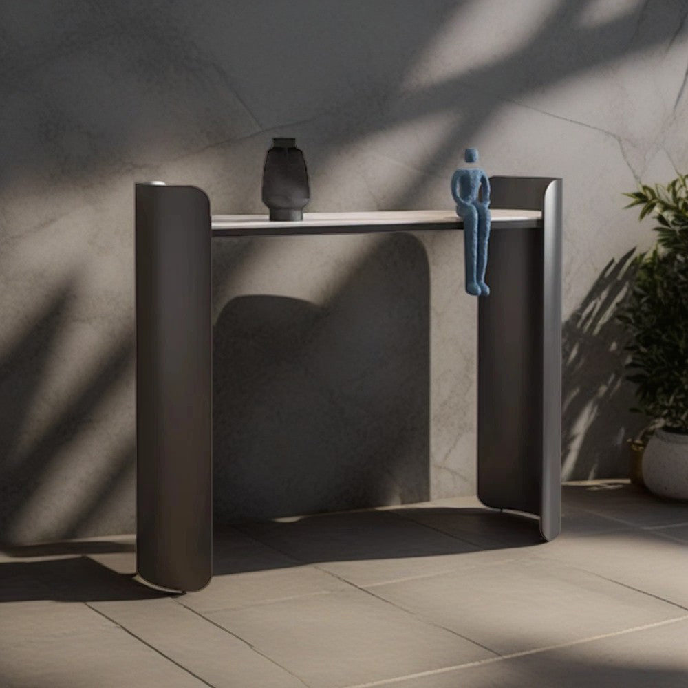 LUXORA CC1016 Console 100/120/140cm Length Stone Table Sintered Countertop