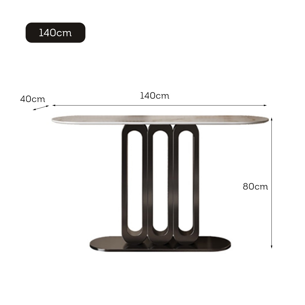 LUXORA CC1019 Sintered 100/120/140/160cm Length Stone Table Console Countertop