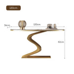 LUXORA CC1024 Sintered 120/150cm Stone Table Length Console Countertop