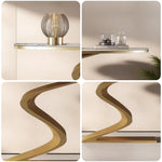 LUXORA CC1024 Sintered 120/150cm Stone Table Length Console Countertop