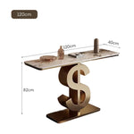 LUXORA CC1028 Sintered 120/150cm Length Console Table Stone Countertop