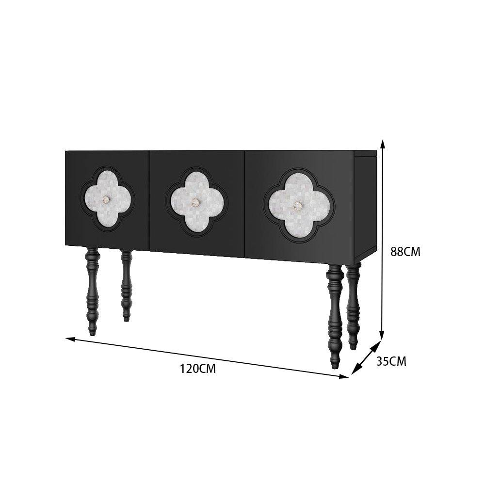 LUXORA CC1032 Natural Shell Decoration 100/120CM French Sideboard