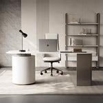 LUXORA DR1099 Style Supercrystal 140/160/180cm Stone Minimalist Desk