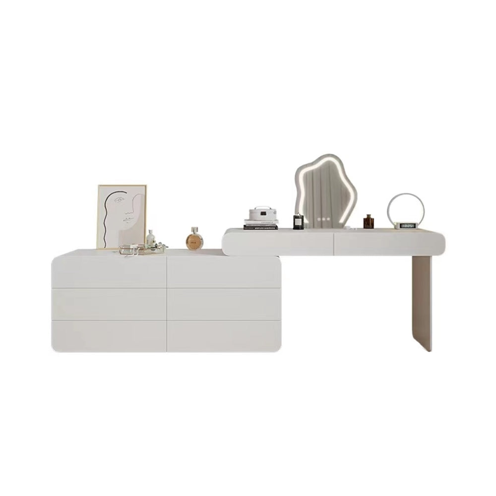 LUXORA DR1011 Dressing Wood 170-210cm Tabletop Solid Expandable Table