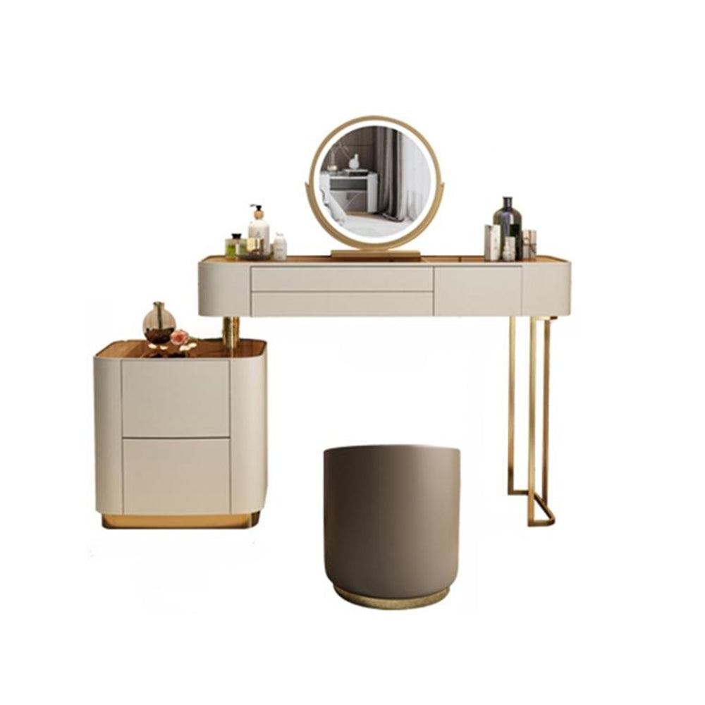 LUXORA DR1013 80-120cm Board Frame Pine Dressing Desktop Rock Table