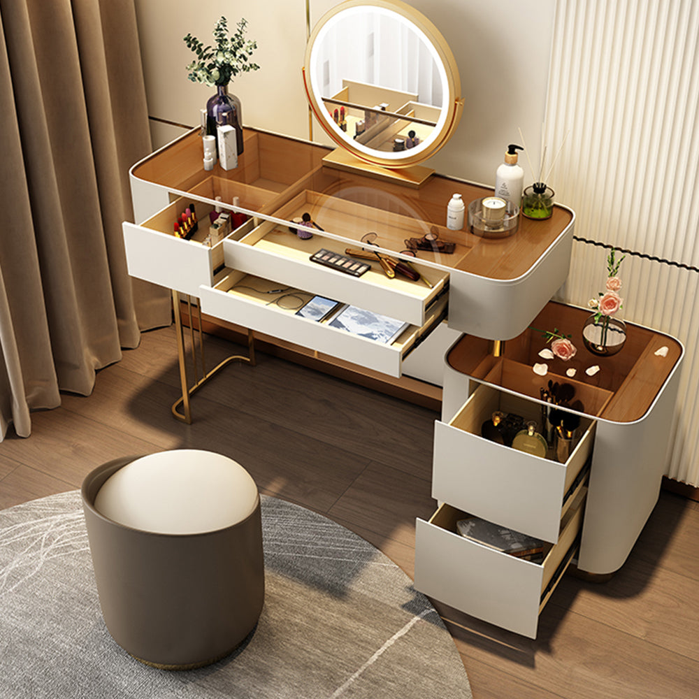 LUXORA DR1013 80-120cm Board Frame Pine Dressing Desktop Rock Table