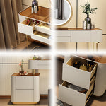 LUXORA DR1013 80-120cm Board Frame Pine Dressing Desktop Rock Table