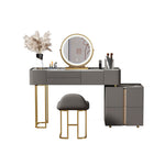 LUXORA DR1016 Frame Pine Board Desktop Rock 80-120cm Dressing Table