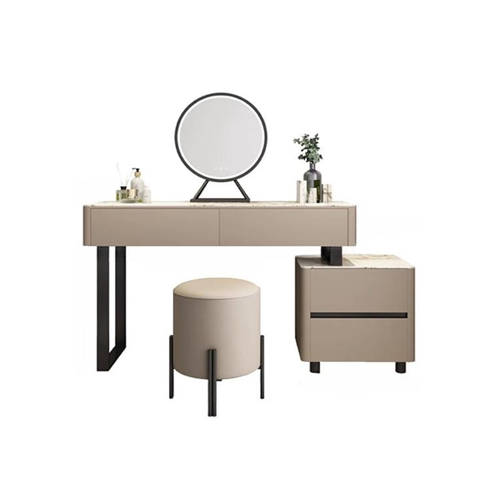 LUXORA DR1030 80-120cm Dressing Rock Countertop Wood Solid Cabinet Table