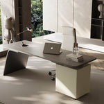 LUXORA WD1032 Style 140/160/180 Minimalist Sintered Stone Desk