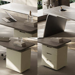 LUXORA WD1032 Style 140/160/180 Minimalist Sintered Stone Desk