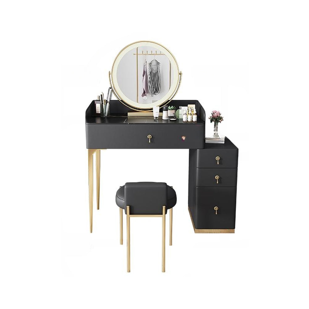 LUXORA DR1033 65cm Tabletop Dressing Solid Wood Lacquered Table