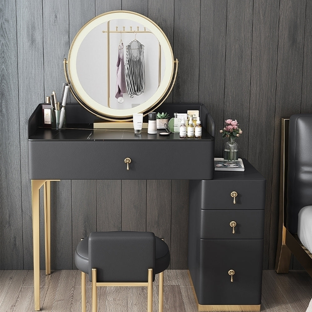 LUXORA DR1033 65cm Tabletop Dressing Solid Wood Lacquered Table