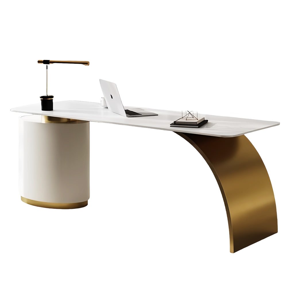 LUXORA WD1033 Minimalist 140/160/180 Style Stone Sintered Desk