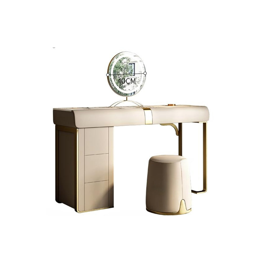 LUXORA DR1035 Lacquered Dressing Wood 100-120cm Tabletop Solid Table