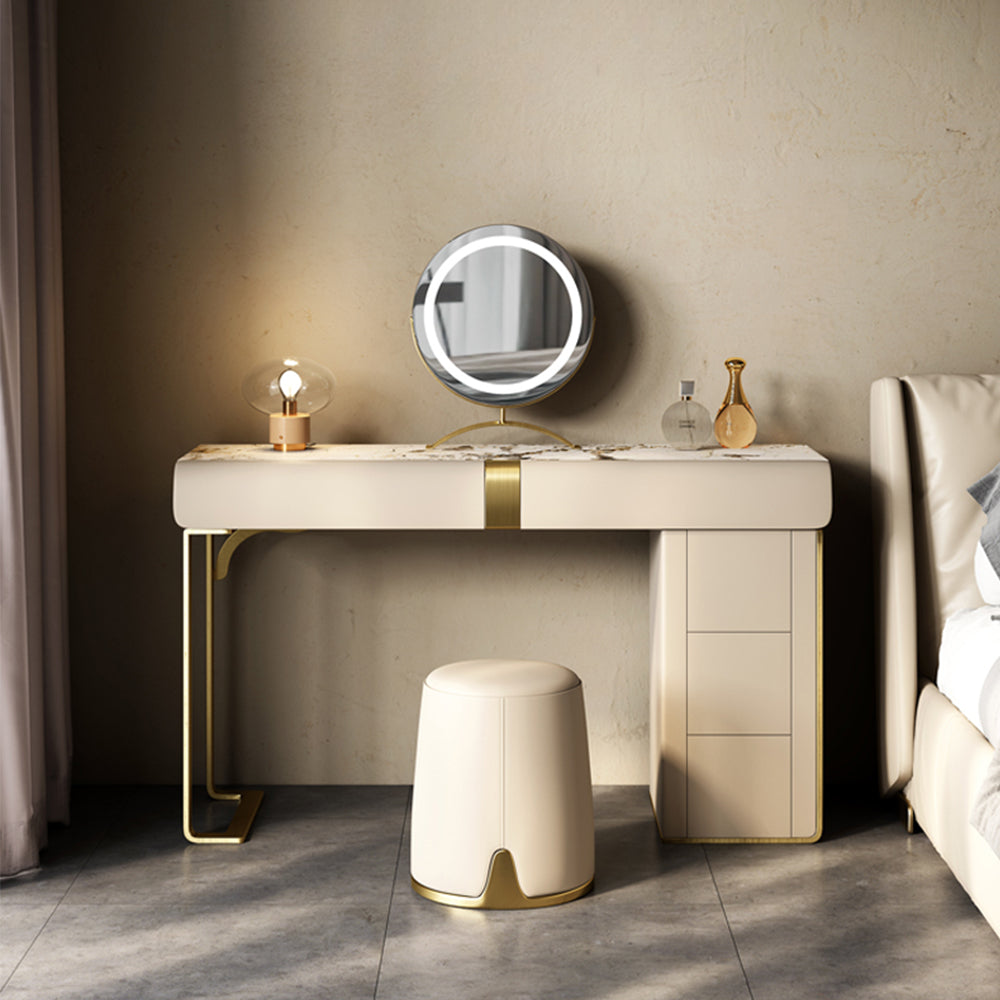 LUXORA DR1035 Lacquered Dressing Wood 100-120cm Tabletop Solid Table