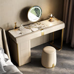 LUXORA DR1035 Lacquered Dressing Wood 100-120cm Tabletop Solid Table