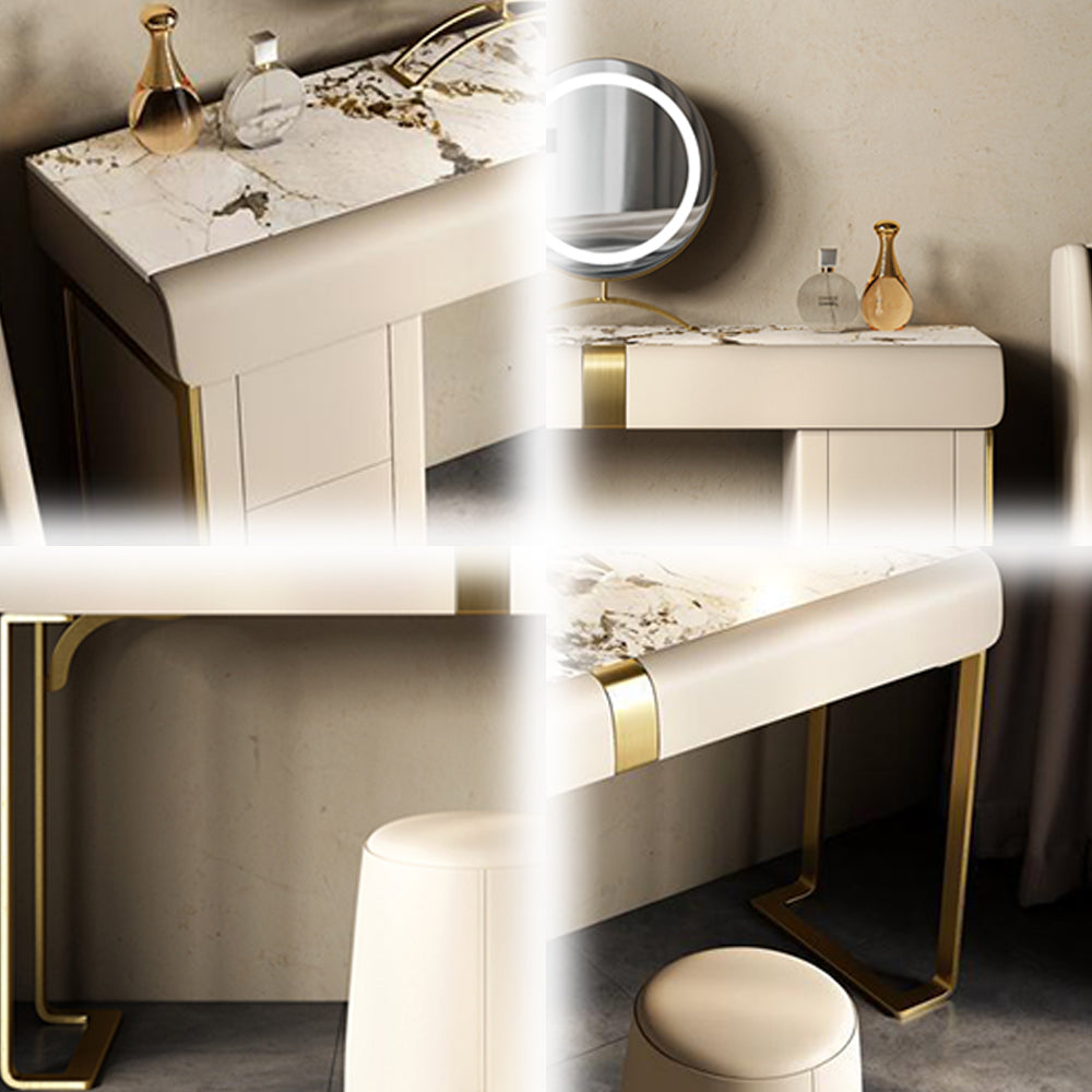 LUXORA DR1035 Lacquered Dressing Wood 100-120cm Tabletop Solid Table