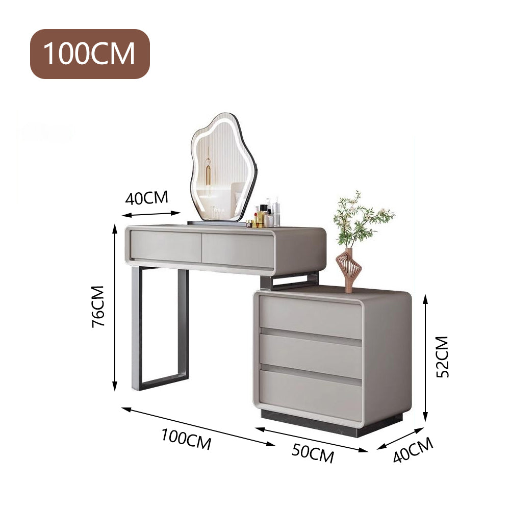 LUXORA DR1038 Solid Lacquered Wood 100cm Tabletop Dressing Table
