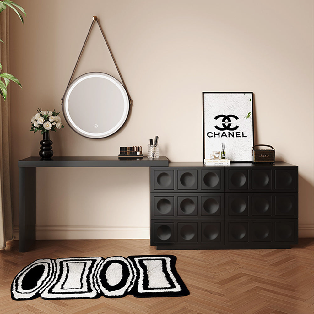LUXORA DR1045 120cm Solid Minimalist Wood Dressing Table